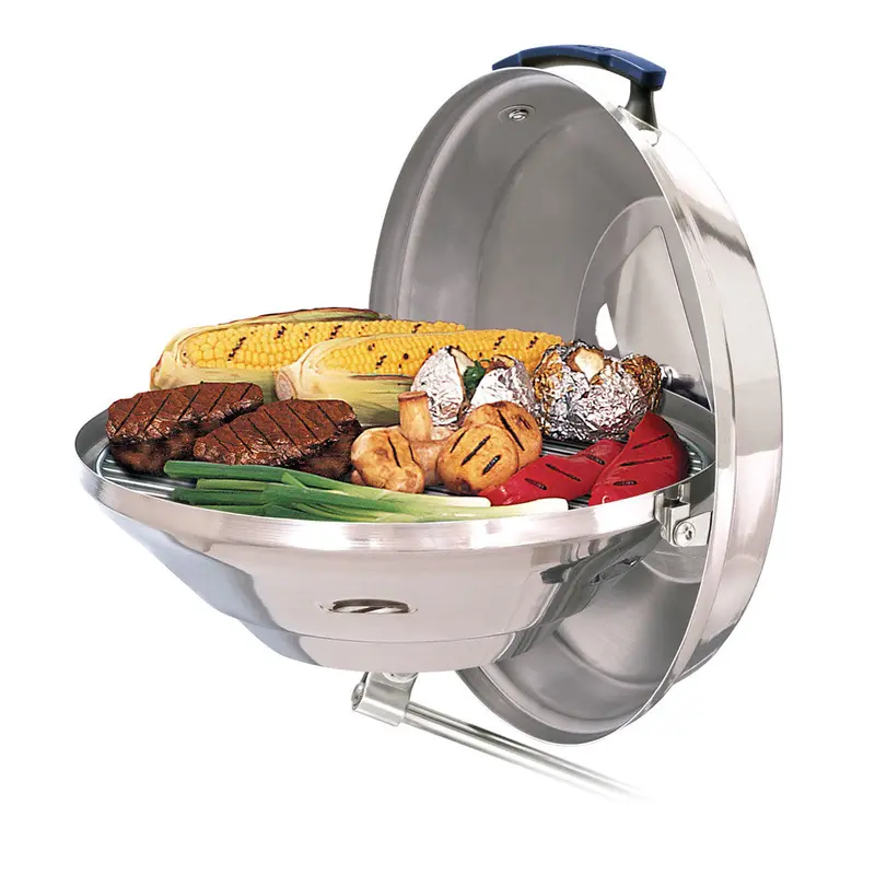 Magma 17-Inch Marine Kettle Charcoal Grill – Rust-Resistant Outdoor Cooking [A10-114] 1