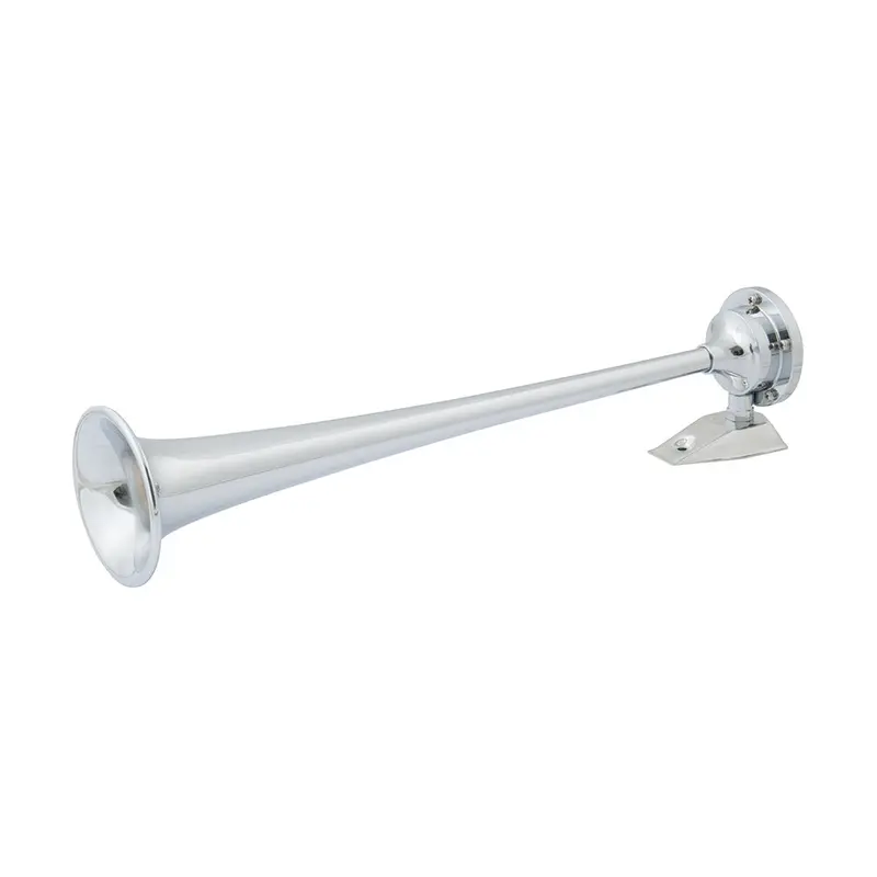 Marinco 12V Chrome Single-Trumpet Air Horn – Durable Marine Warning Horn [10105] 1