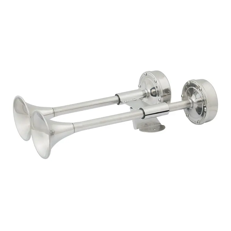 Marinco 12V Dual-Trumpet Compact Electric Horn – Loud & Compact Boat Horn [10011] 1