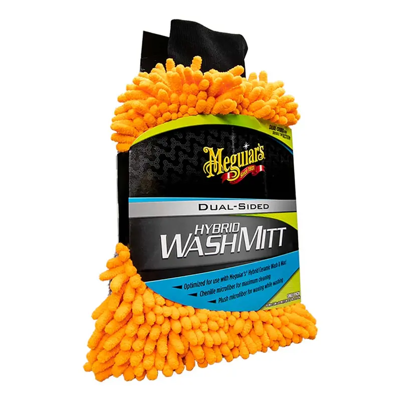 Meguiar’S Hybrid Wash Mitt – Plush Microfiber Designed For Gentle Cleaning + Light Wax Application [X210200] 1