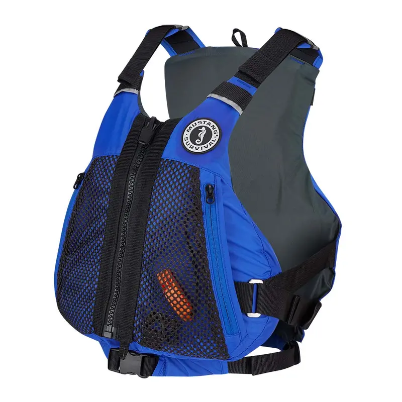 Mustang Trident Foam Life Vest – Blue, Small/Medium Size 1