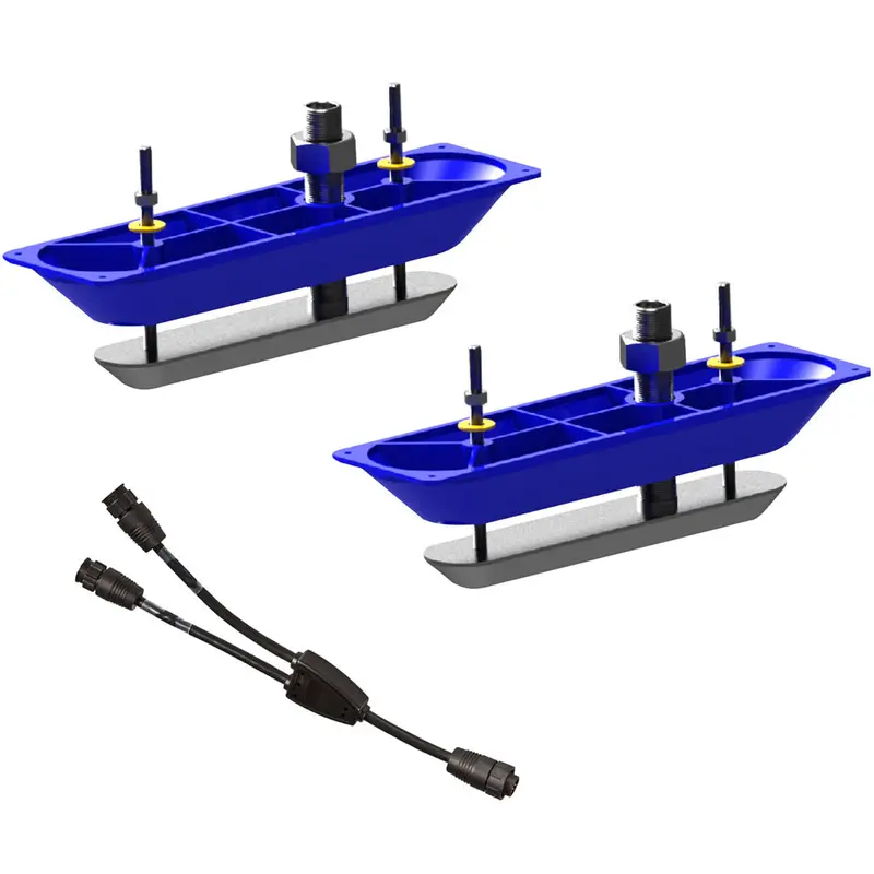 Navico Structurescanhd Dual Thru-Hull Transducer Kit – Stainless Steel With Y-Cable [000-11460-001] 1