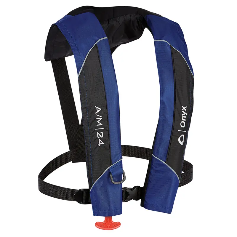 Onyx A/M-24 Automatic & Manual Inflatable Pfd – Blue, Adult/Youth (132000-500-004-15) 1