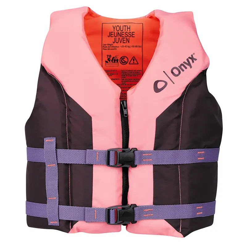 Onyx Shoal All-Adventure Youth Life Vest – Pink, Uscg-Approved 1