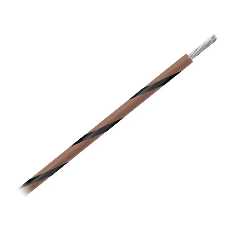 Pacer 14 Awg Brown-With-Black-Stripe Marine Wire – 1000-Foot Spool 1