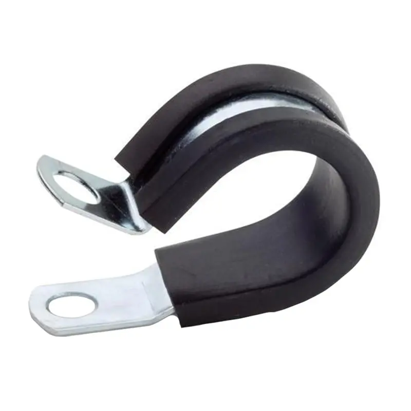 Pacer 3/4" Stainless Steel C-Clamp With Neoprene Cushion – 10-Pack 1