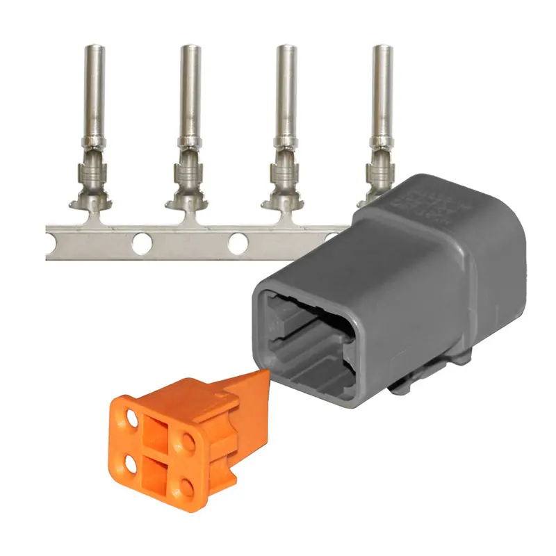 Pacer Dtp Deutsch Plug Repair Kit – Supports 14–12 Awg Wires, 4-Position [Tdtp06F-4Rs] 1