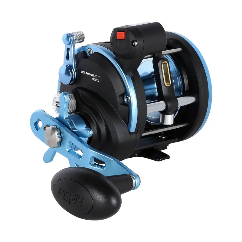 Penn Warfare Ii 30Lw Right-Hand Conventional Fishing Reel With Line Counter 1