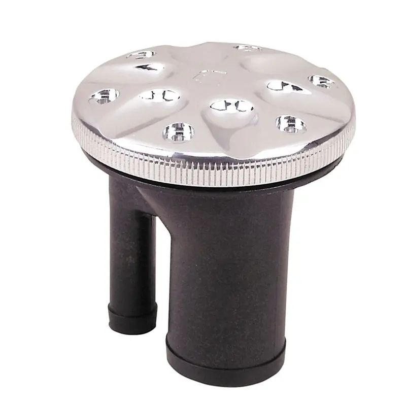 Perko 0591Dpgchr Chrome Vented Fuel Fill Cap – Straight Neck, Fits 1-1/2-Inch Hose 1