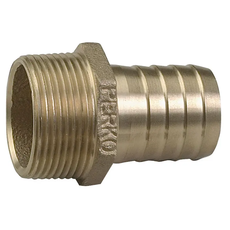 Perko 1-1/2-Inch Bronze Straight Pipe-To-Hose Adapter – Heavy-Duty Us-Made Marine Connector 1