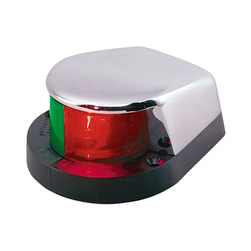 Perko 12V Bi-Color Bow Navigation Light – Black Base, Chrome Top – Usa Made [1310Dp0Chr] 1