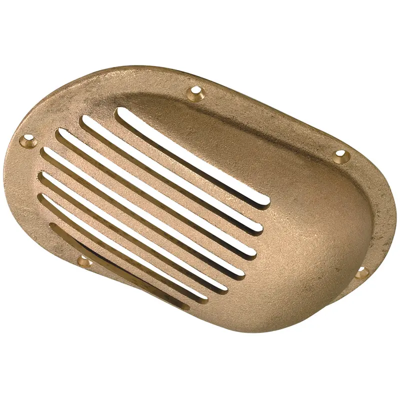 Perko 3-1/2" X 2-1/2" Bronze Scoop Strainer – Precision Usa-Made Marine Intake 1