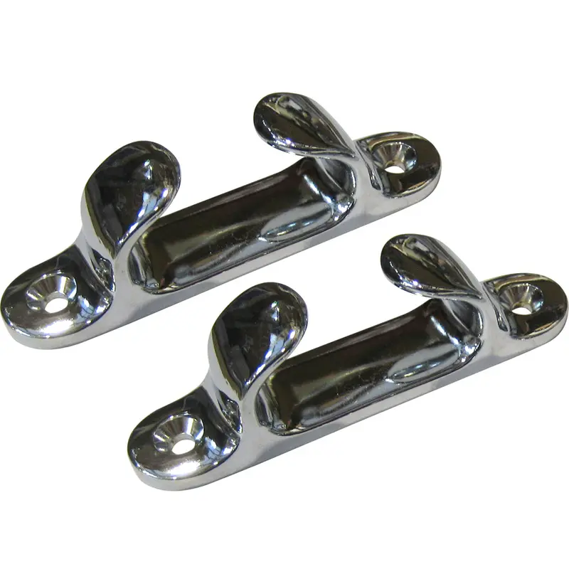 Perko 4-Inch Straight Chock – Chrome-Plated Zinc Mounting Hardware [1230Dp0Chr] 1