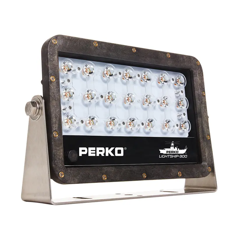Perko Lightship 100 Led Spotlight – Compact High-Intensity Beam, 12/24V, Black 1