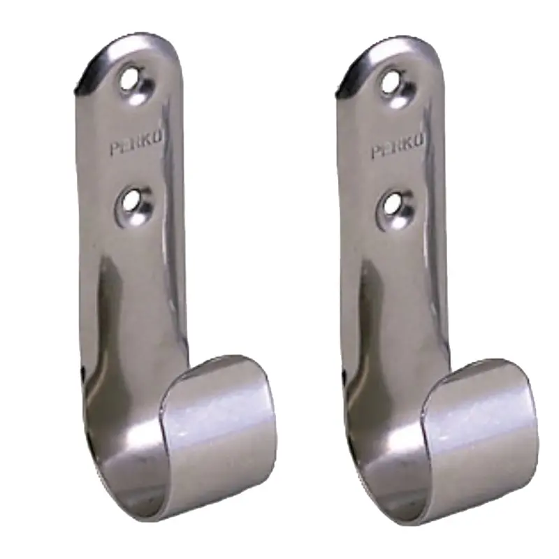 Perko Stainless Steel Boat Hook Holders – Pair, Corrosion-Resistant (0492Dp0Sts) 1