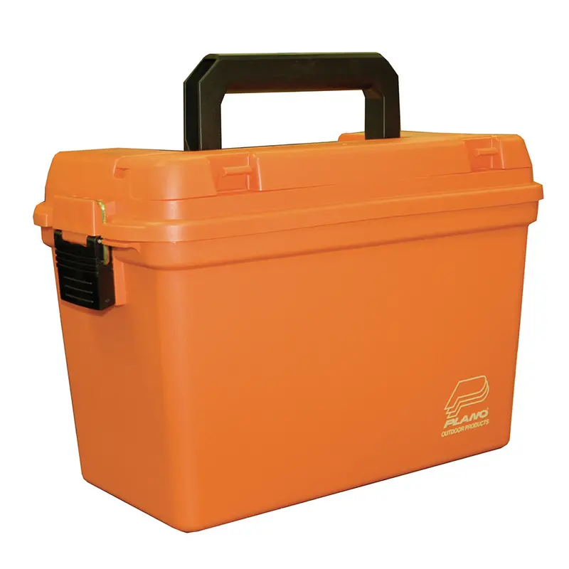 Plano 1612 Deep-Profile Emergency Dry Storage Box With Organizing Tray – Orange 1