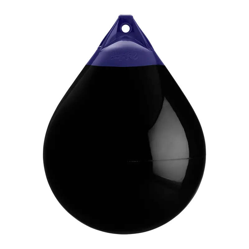 Polyform A-5 Heavy-Duty Marine Buoy – 27-Inch Black Spherical Design For Anchoring & Marking 1