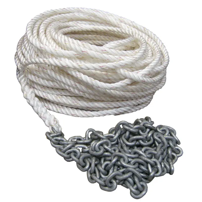 Powerwinch Anchor Rode – 200' × 5/8" Rope + 15' × 5/16" Ht Chain [P10297] 1