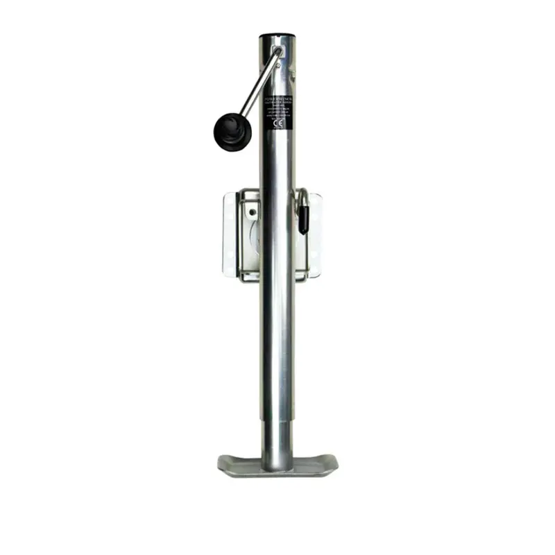 Powerwinch Saltwater Series 2500 Lb Bolt-On Flat-Plate Trailer Jack – Corrosion-Resistant Zinc Coating 1