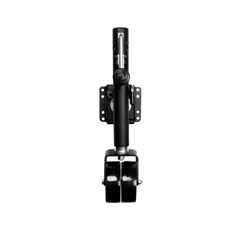 Powerwinch Select Series 1500 Lb Weld-On Dual-Wheel Trailer Jack – Carbon Black Finish 1