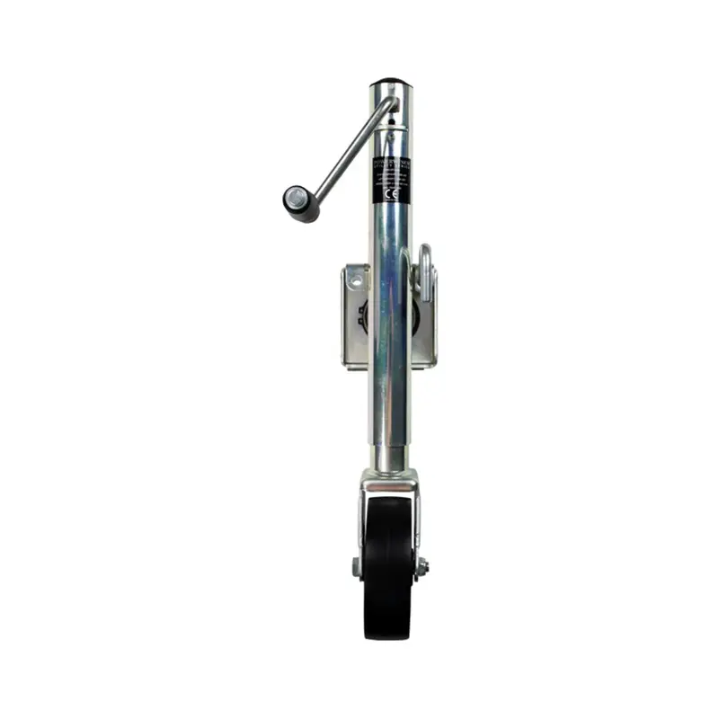 Powerwinch Utility Series 1200-Lb Weld-On Jack – Single-Wheel Design, Zinc-Coated [21500-J-1200-W1-Z-R] 1
