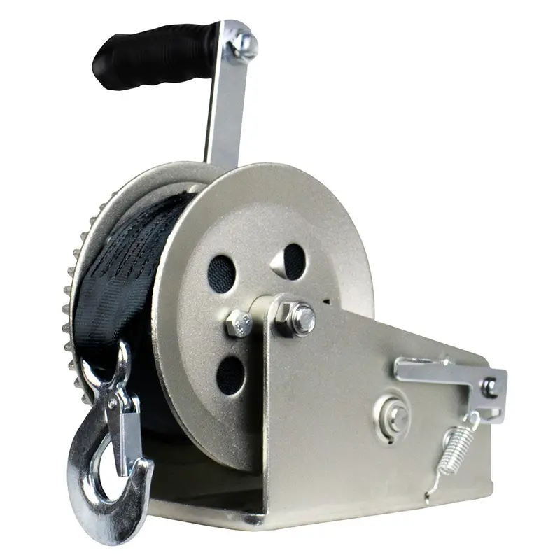 Powerwinch Utility Winch – 1,800 Lb Capacity, Dual-Speed, 8" Crank Arm, Zinc-Coated [21500-W-1800-8-Z-R] 1