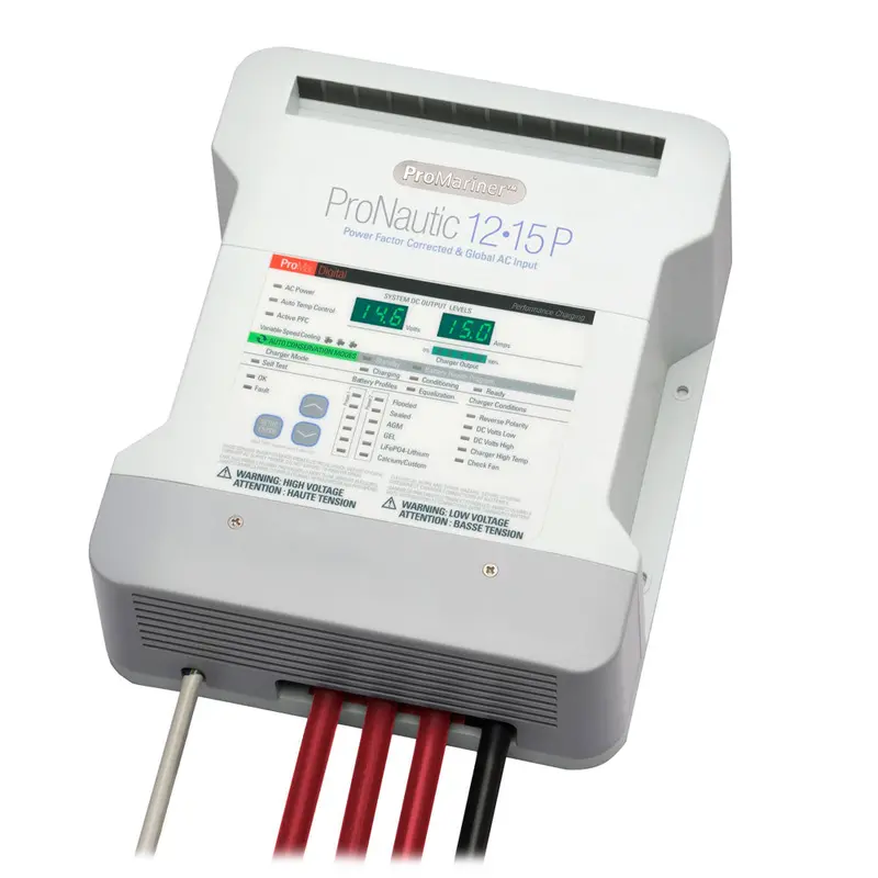 Promariner Pronautic 12V 15-Amp Triple-Bank Marine Battery Charger [63115] 1