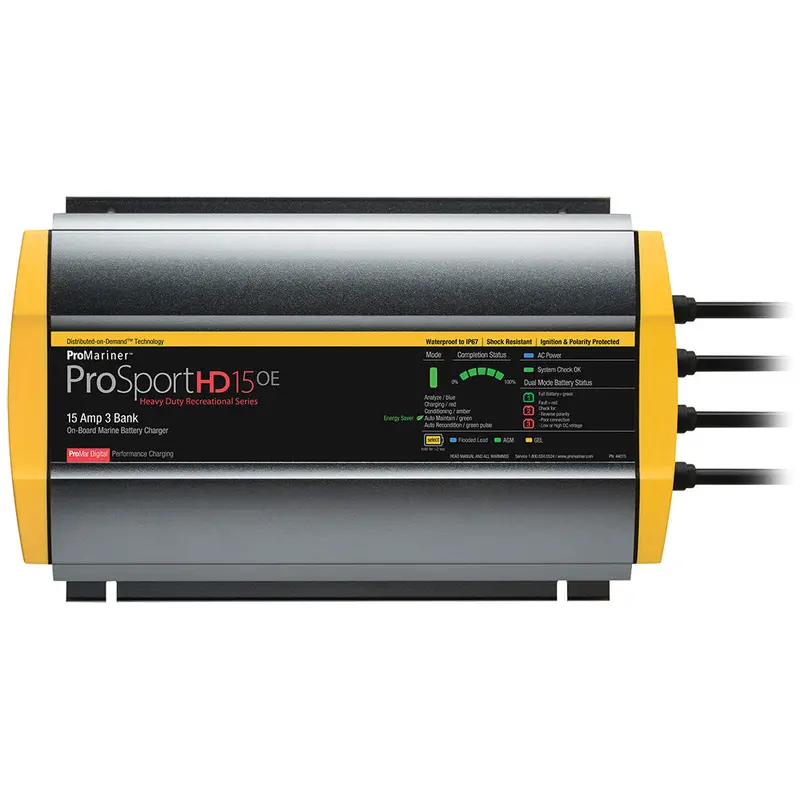 Promariner Prosporthd Gen 4 15-Amp 3-Bank Marine Battery Charger [44015] 1