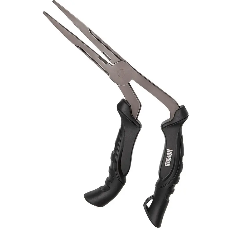 Rapala 9-Inch Angled Stainless Steel Pliers – Heavy-Duty Saltwater Fishing Tool 1