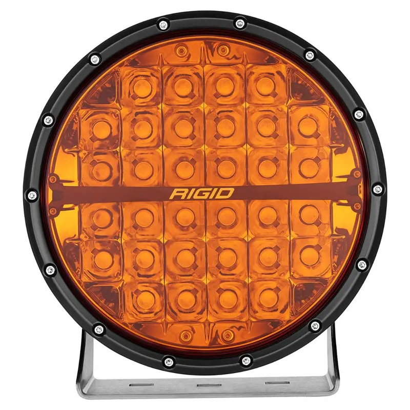 Rigid 360-Series Amber Pro 9-Inch Off-Road Spot Light With Amber Backlight – Single Unit 1