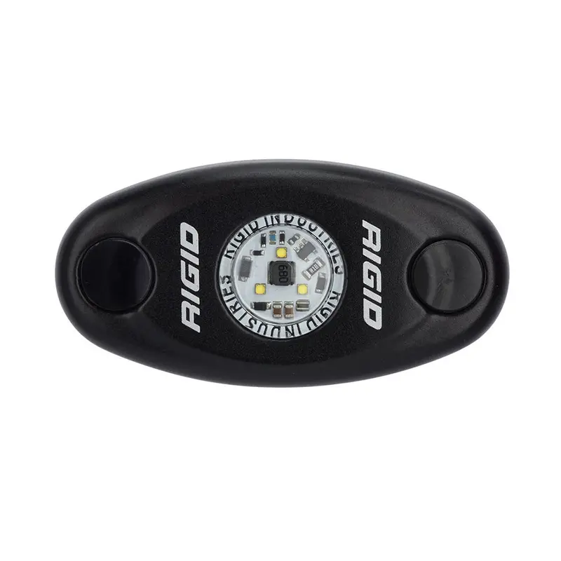 Rigid A-Series Amber Led Light Bar – Single High-Power Rigid Mount Lamp [480333] 1