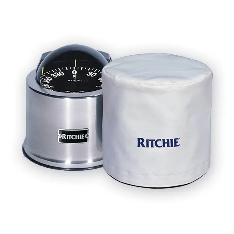 Ritchie Gm-5-C White Binnacle-Mount 5-Inch Globemaster Compass Cover 1
