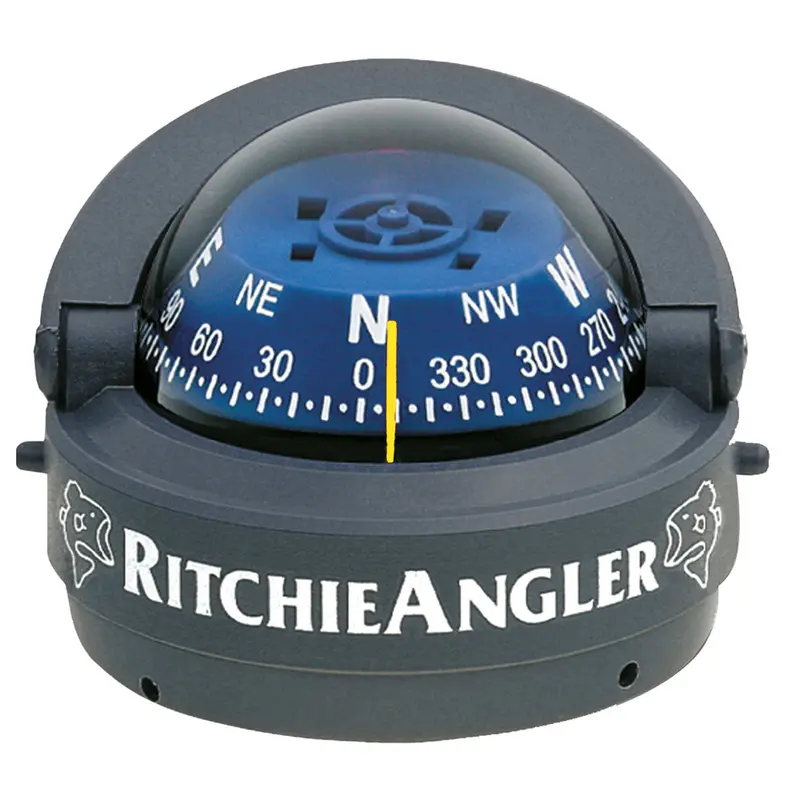 Ritchie Ra-93 Ritchieangler Compass – Gray Surface-Mount Angling Tool 1