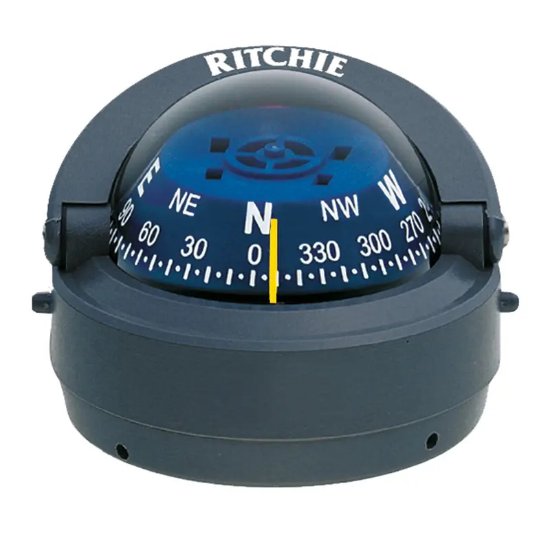 Ritchie S-53G Gray Surface-Mount Marine Compass – Explorer Series 1