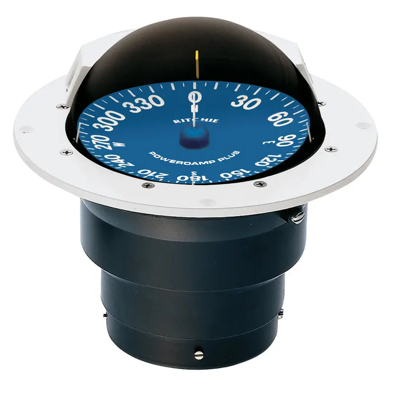 Ritchie Ss-5000W White Flush-Mount Supersport Precision Compass 1