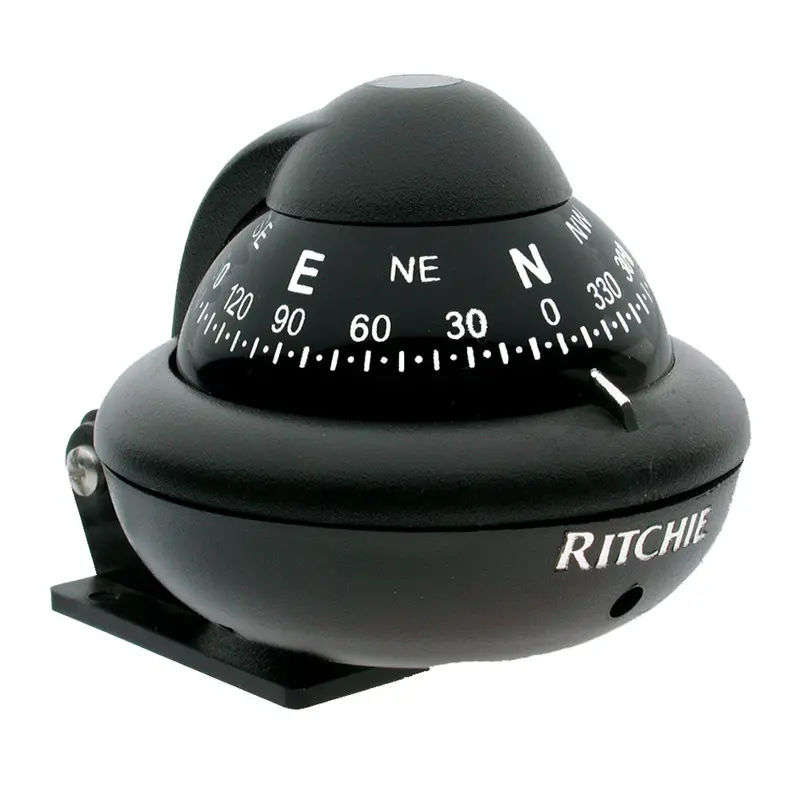 Ritchie X-10B-M Bracket-Mount Ritchiesport Compass In Matte Black Finish (Model X-10B-M) 1