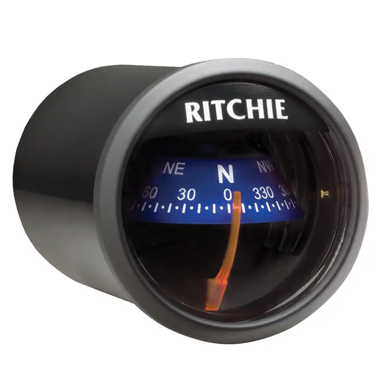 Ritchie X-23Bu Ritchiesport Dash-Mount Compass — Black/Blue Dial [X-23Bu] 1