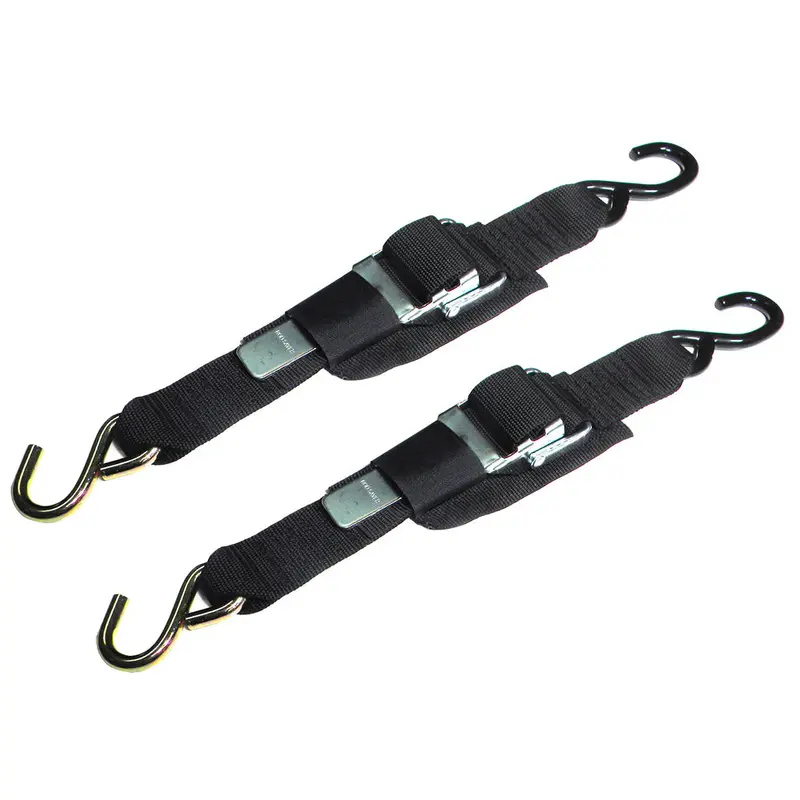 Rod Saver Paddle Buckle 2-Inch X 6-Foot Trailer Tie-Down Strap Pair – 2Pb6 1