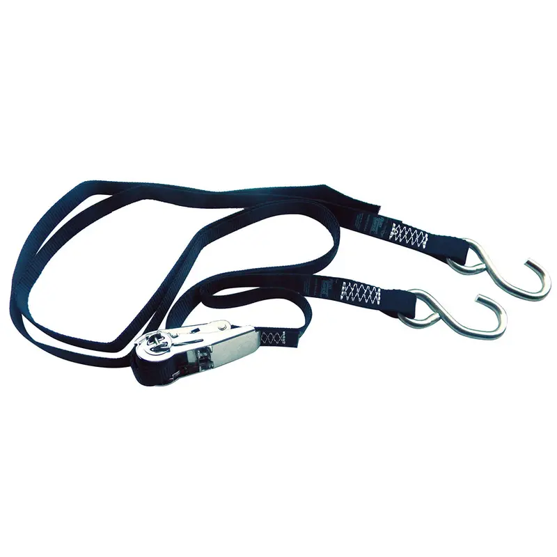 Rod Saver Stainless Steel Ratchet Gunwale Strap – 1" Wide × 16" Length 1