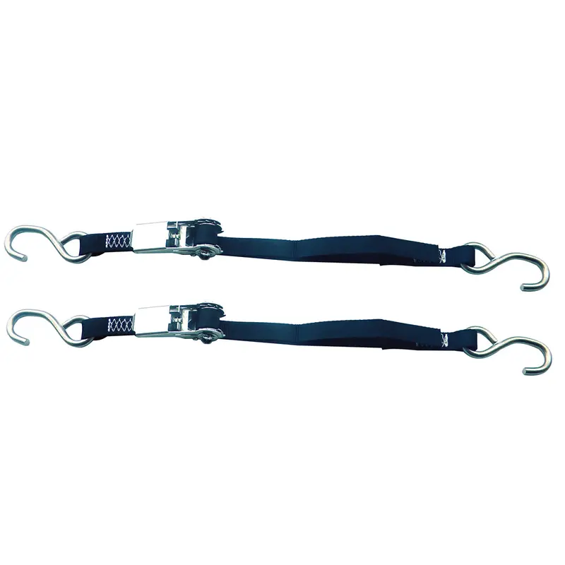 Rod Saver Stainless Steel Ratchet Transom Strap – 1" × 4", Pair 1