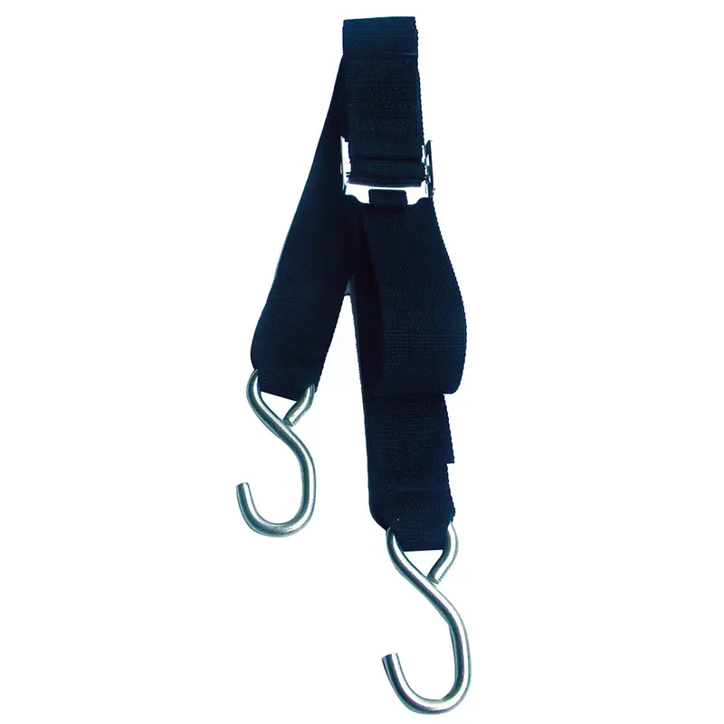 Rod Saver Stainless Steel Roller-Buckle Gunwale Strap – 2" Wide × 20" Length 1
