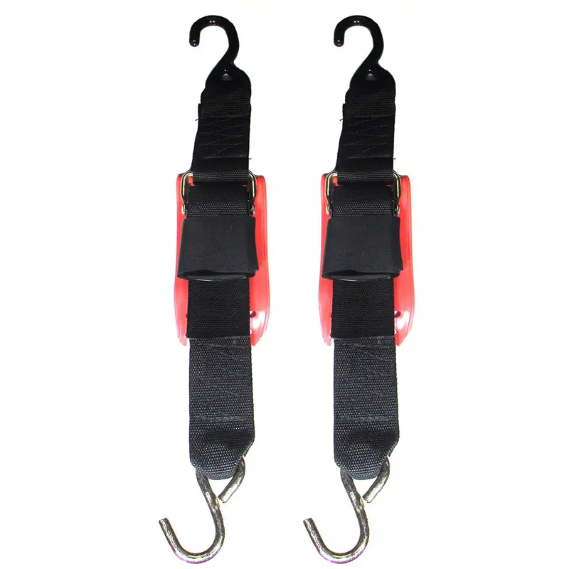 Rod Saver Vinyl-Padded Quick-Release 2-Inch X 2-Foot Trailer Tie-Down Strap Pair – Qrtd2Vp 1