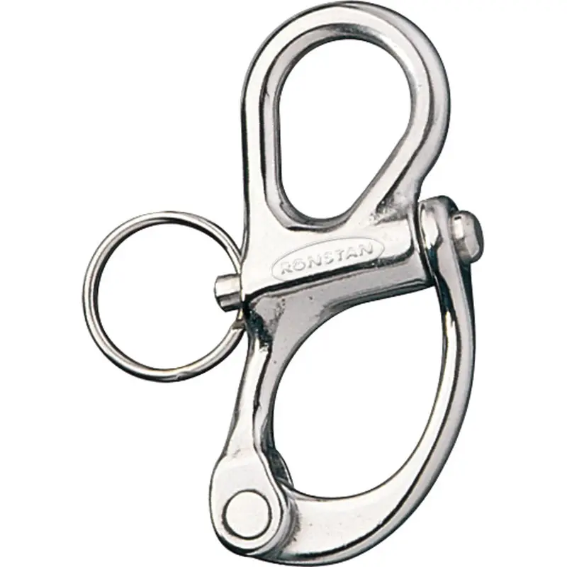 Ronstan 85Mm (3-11/32") Fixed-Bail Snap Shackle – High-Load Marine Design, Model Rf6200 1