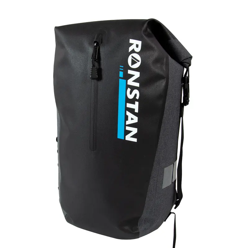 Ronstan Dry Roll-Top Waterproof Duffel Bag – 30L, Black & Grey [Rf4013] 1