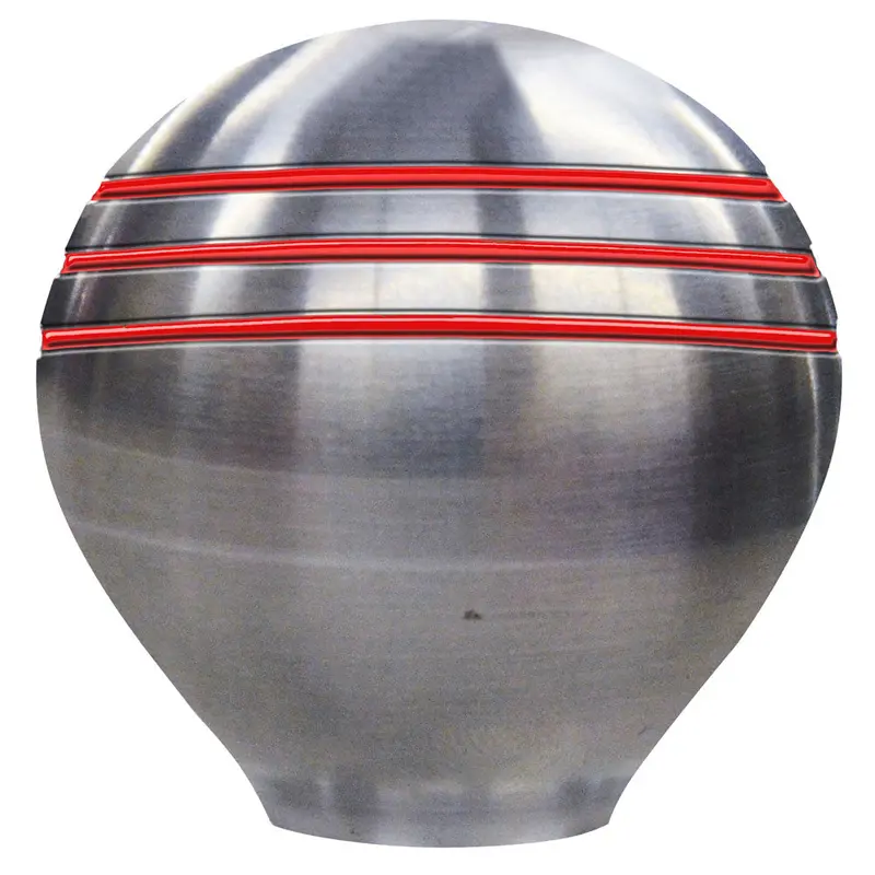 Schmitt Marine Red-Grooved Throttle Knob – 1.5-Inch Diameter [50020] 1