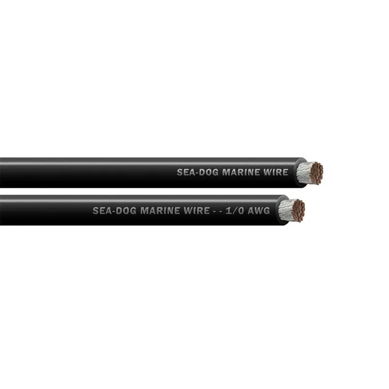 Sea-Dog 1/0 Awg Black Battery Cable – 100-Foot Spool [8011012] 1