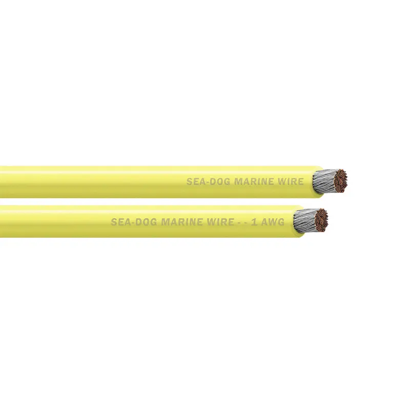 Sea-Dog 1 Awg Yellow Marine Battery Cable – 50-Foot Spool 1