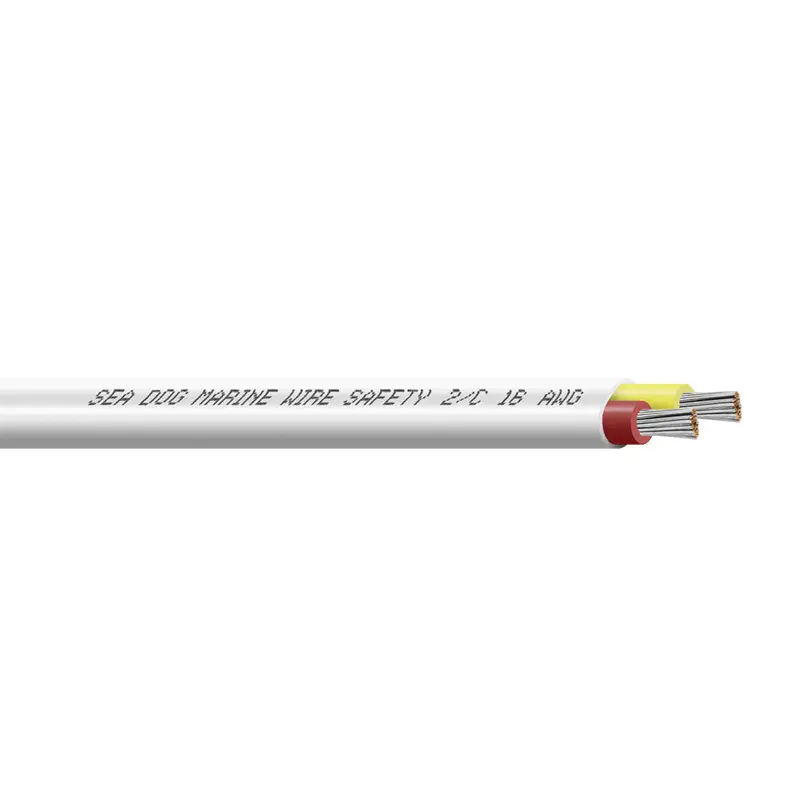 Sea-Dog 16/2 Awg Flat Duplex Safety Wire (Red/Yellow) – 250-Foot Roll [8016224] 1