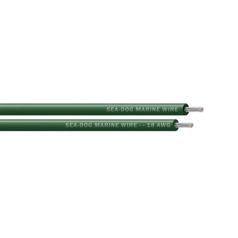 Sea-Dog 18 Awg Green Marine Primary Wire – 250-Foot Spool [8018044] 1
