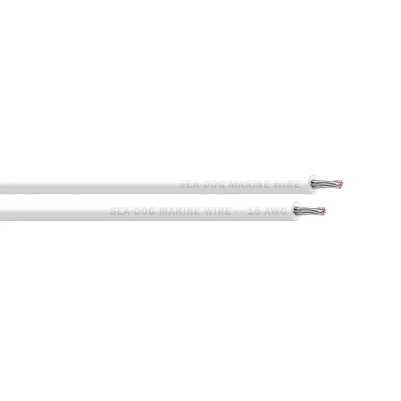 Sea-Dog 18 Awg White Marine Primary Wire – 25-Foot Spool [8018050] 1